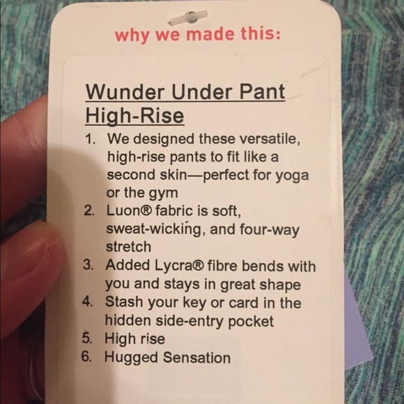 RARE NWT Lululemon Alberta Lake Space Dye Roll Down Wunder 4 - Picture 7 of 8